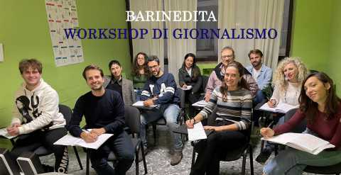 Barinedita, Workshop di Giornalismo: al via le iscrizioni